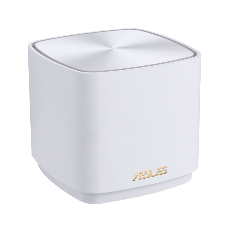 ASUS ZenWiFi XD4 Plus AX1800 Mesh-Router, WLAN Wi‑Fi 6 (802.11ax) Dual-Band, 1er Pack, Weiß, 2x interne Antennen, Ethernet-WAN, 204 m² Abdeckung
