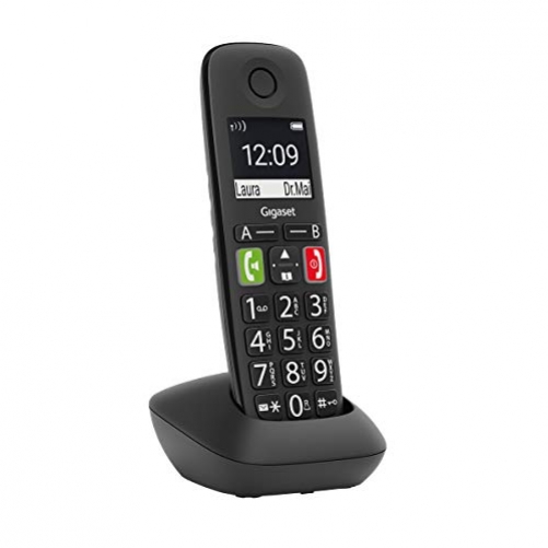 Gigaset E290HX tragbares Telefon starkem Sound große Zahlen kraftvollem Klang Schnelltasten Freisprecheinrichtung einstellbarem Lautstärke [Italienische]