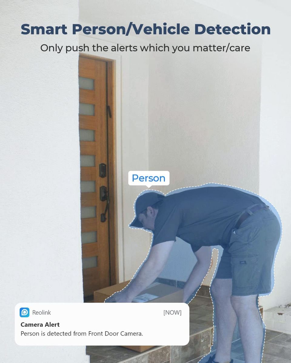 Reolink 2K 4MP PTZ Überwachungskamera Aussen Akku mit 2,4GHz&5GHz WLAN, 355°/140° Schwenkbar, Smarte Erkennung, 2-Wege-Audio, Arbeitet mit Alexa/Google Assistant/Cloud, Argus PT 4MP(Schwarz) Argus PT 2K-Schwarz