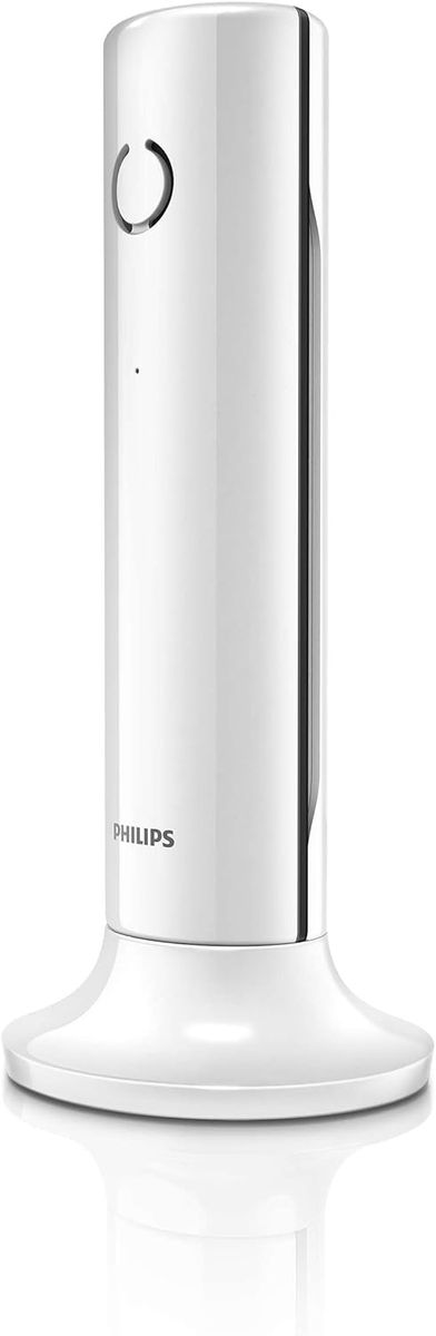 Philips Festnetztelefon M4501W/01 - Kompaktes Design - HQ-Sound und Freisprechen - Telefonbuch mit bis zu 50 Namen - ECO-Modus - 16 Stunden Gesprächszeit - Weiss