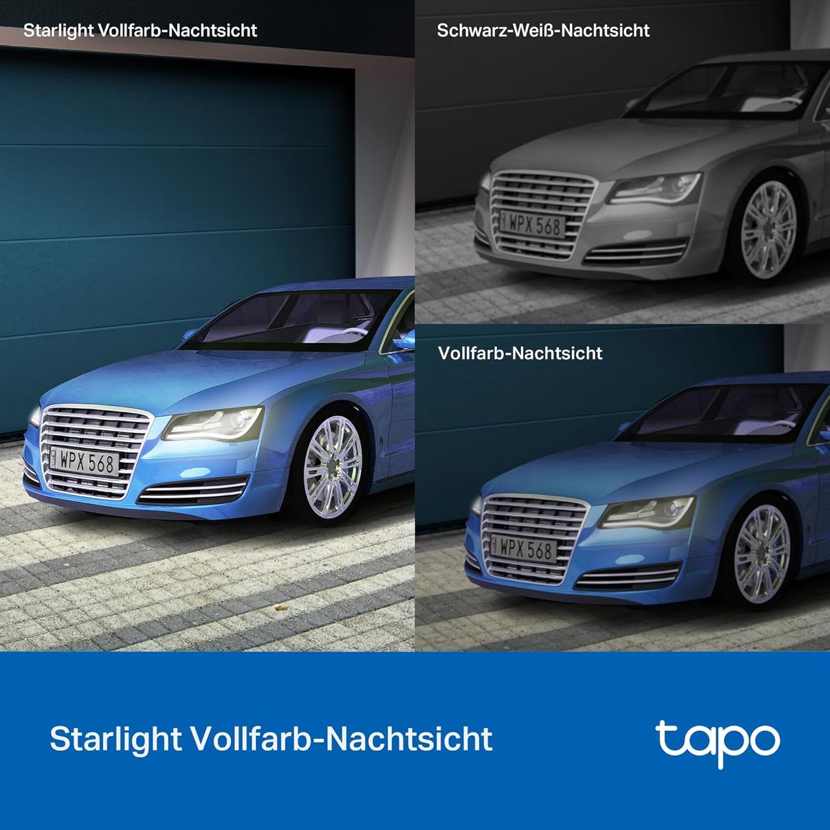 TP-Link Tapo C520WS Dome IP-Sicherheitskamera Innen & Außen 2560 x 1440 Pixel Zimmerdecke