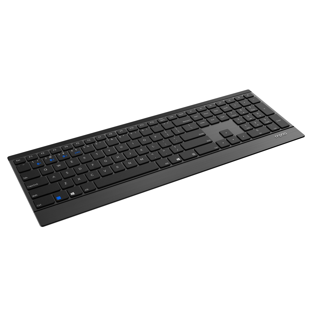 Rapoo 9500M kabelloses Multi-Mode Deskset Tastatur & Maus schwarz CH-Layout