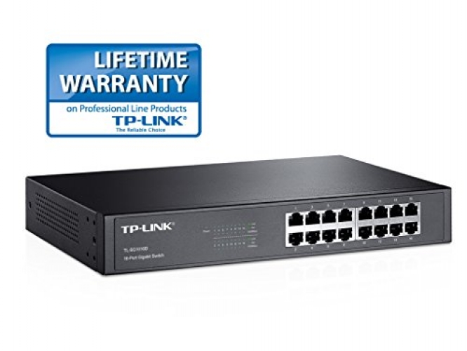 TP-Link 16-Port Gigabit Desktop/Rackmount Switch Unmanaged