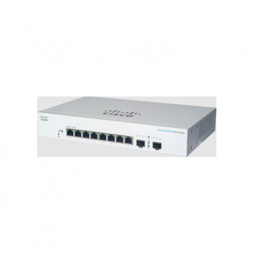 Cisco Business CBS220-8T-E-2G Smart Switch | 8 GE-Ports | 2x1G Small Form--8T-E-2G-EU)