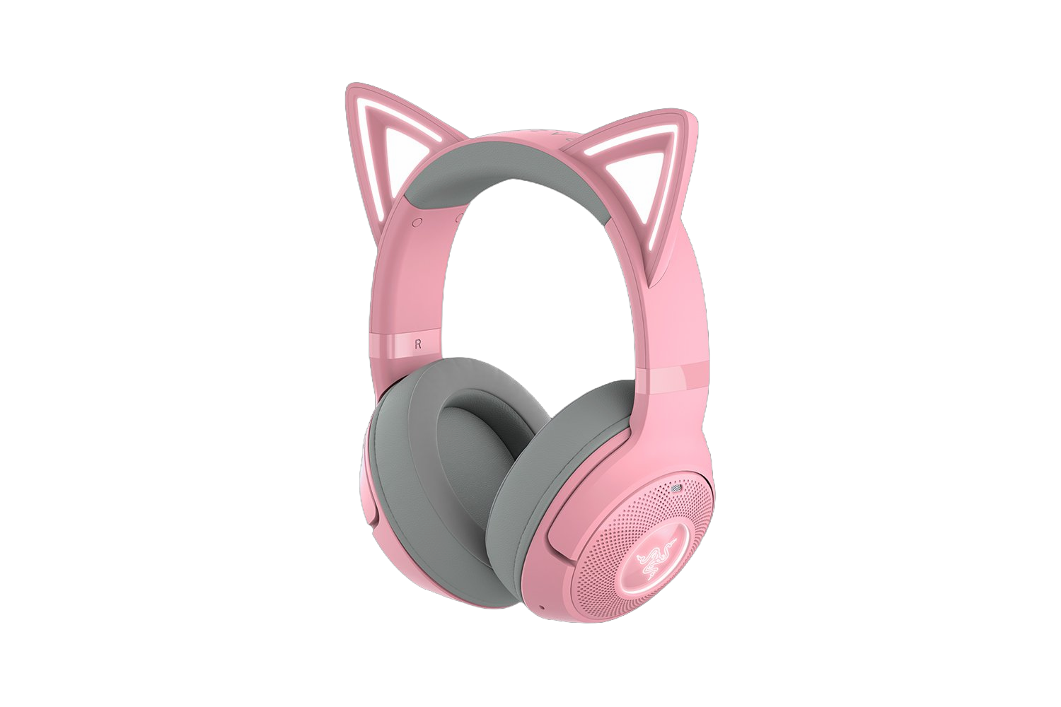Razer Kraken Kitty V2 Gaming Headset BT Virtual 7.1 Surround-Sound for PC Quartz