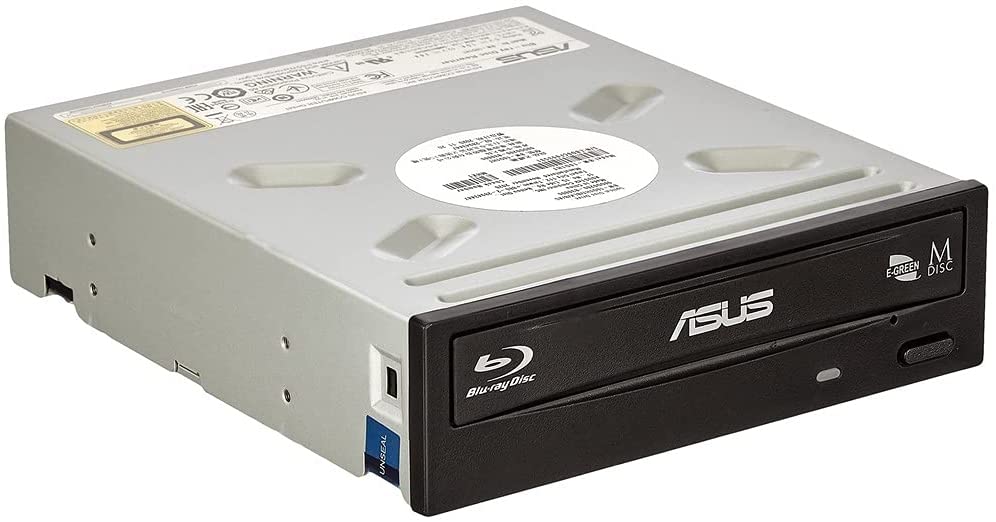 Asus BW-16D1HT Silent interner Blu-Ray Brenner (16x BD-R (SL), 12x BD-R (DL), 16x DVD±R), Bulk, BDXL, Sata, Schwarz