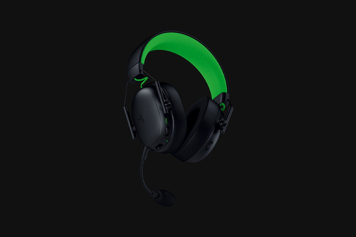 Razer BlackShark V3 X HyperSpeed Gaming Headset Kabellos & Verkabelt, 2,4 GHz Wireless Bluetooth USB-A Empfänger 3,5 mm THX Spatial Audio 70 h Schwarz/Grün