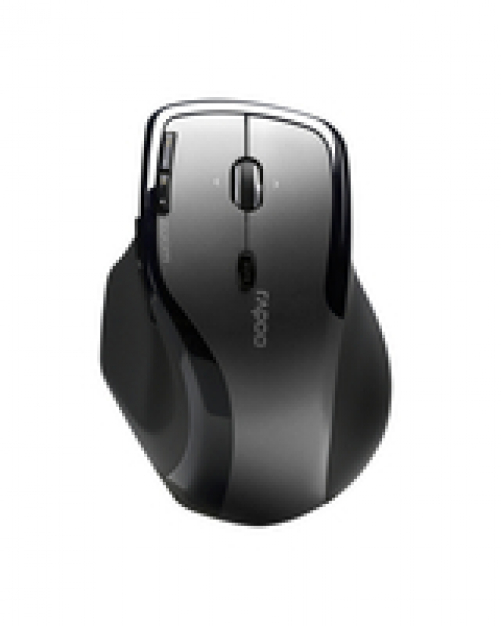 rapoo 7600 Plus Laser 1.000 DPI 2.4GHz RF Wireless Ergonomische Maus grau