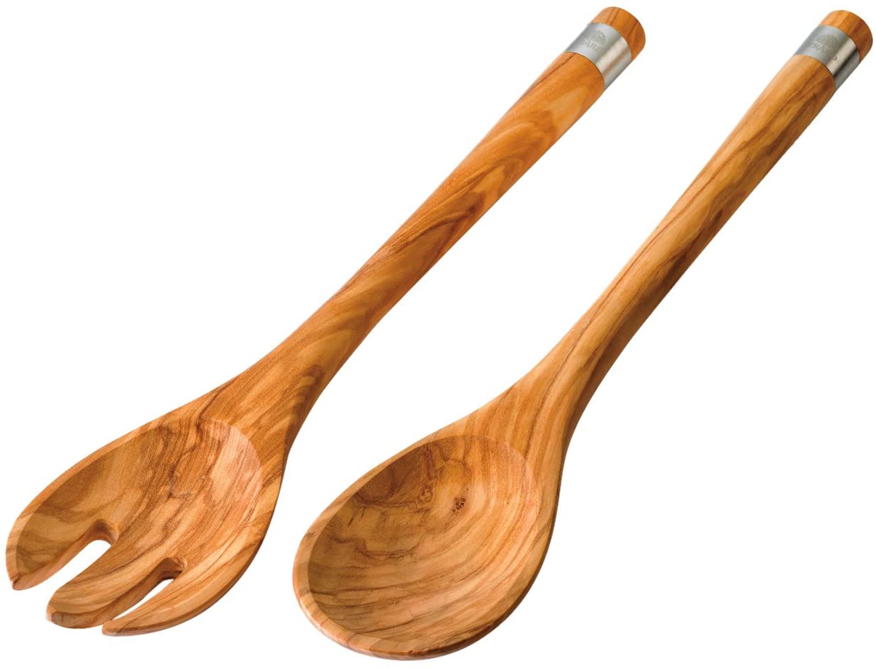 Berard 03150 Salad servers, wood, 30 x 6 x 2 cm
