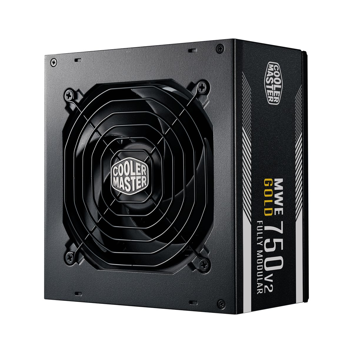 Cooler Master MWE Gold 750 V2 Netzteil 750 W, Voll modular, 80 PLUS Gold, 24-pin ATX, 4x PCIe 6+2pin, 12x SATA, Schwarz, EU Plug