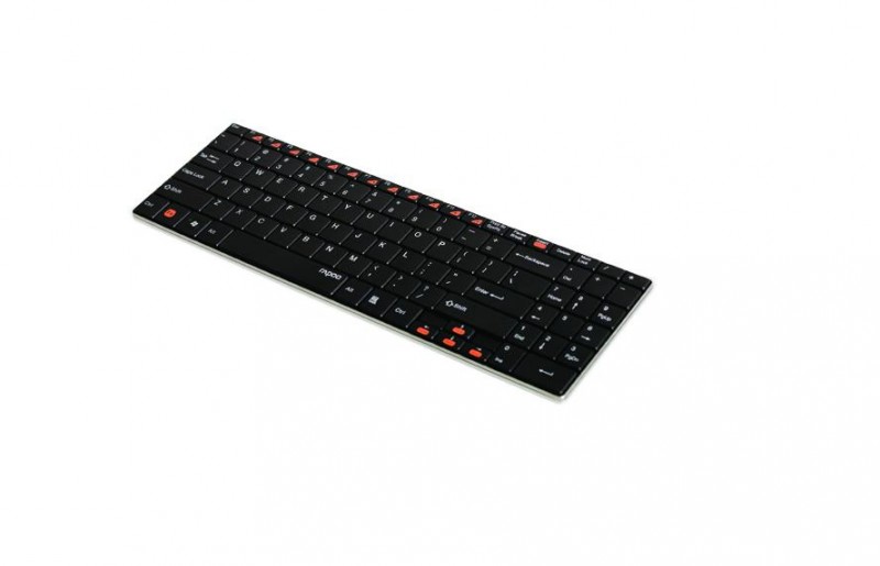 RAPOO E9070 Ultra-Slim Wireless Keyboard 2.4 GHz Fn-Tasten (DEU Layout - QWERTZ)