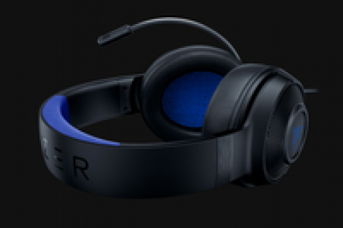 Razer Kraken X for Console Gaming Headset Virtual 7.1 Surround-Sound 3.5mm Multi-Plattform Black/Blue