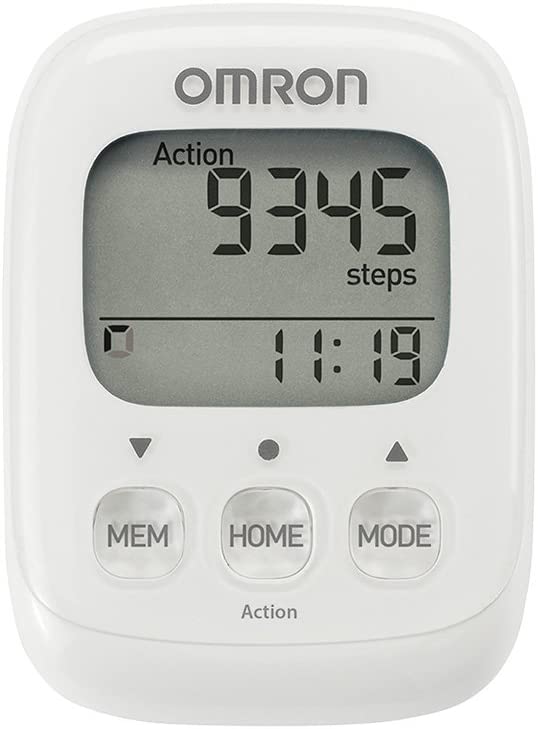 Omron Pedometer Walking Style IV White Step Counter