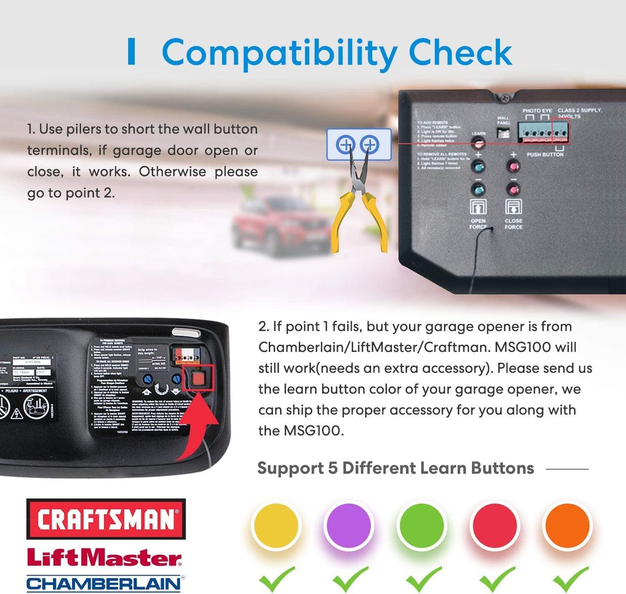 meross Smart WLAN Garagentoröffner APP-Steuerung Kompatibel Alexa Google Assistant SmartThings kein Hub erforderlich Single