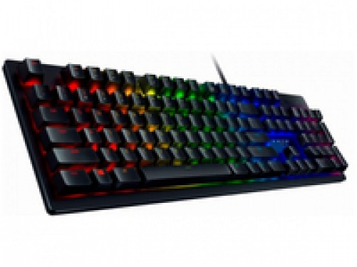 Razer Huntsman Gaming Keyboard Opto-Mechanical Purple Switches RGB ESP Layout - QWERTY