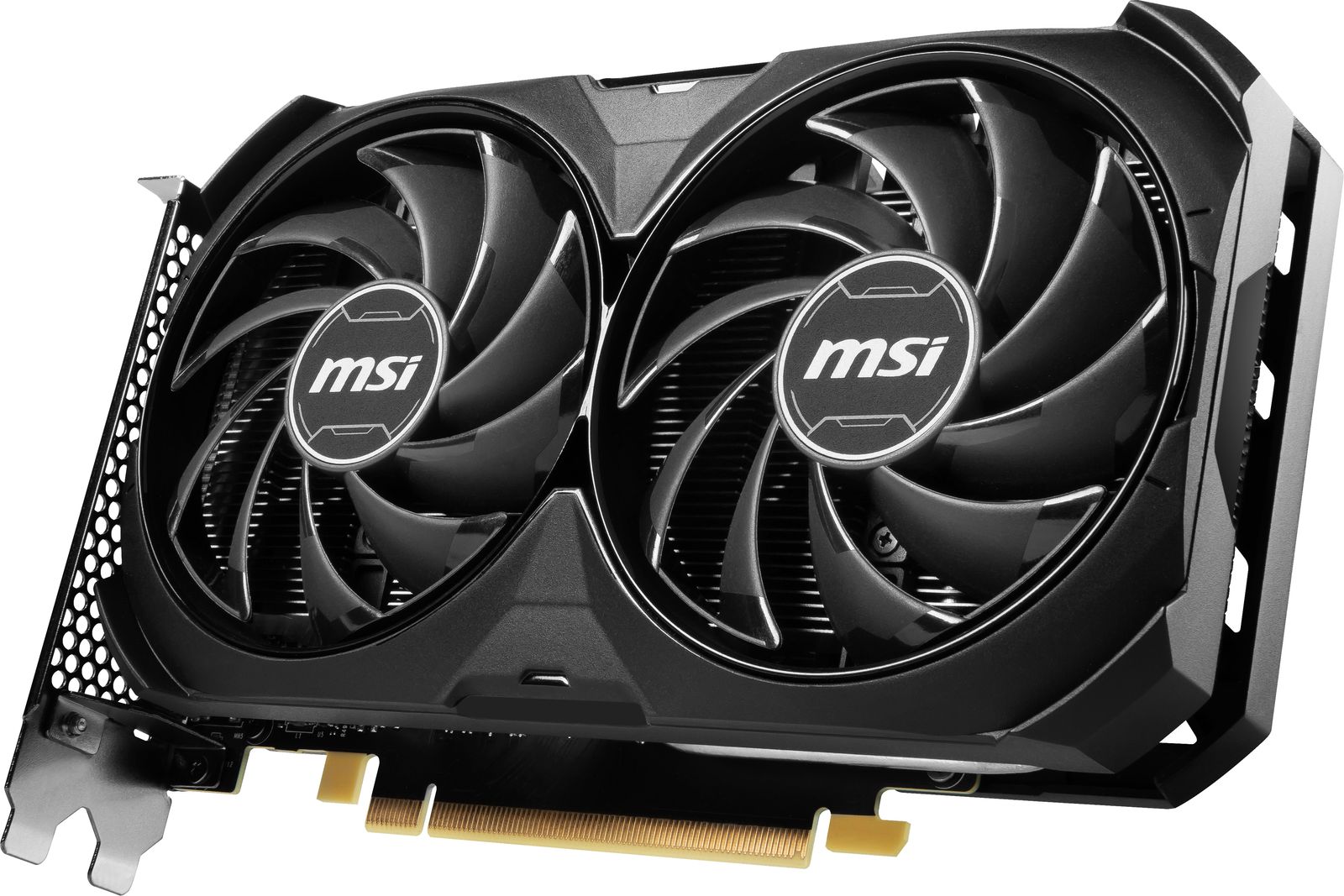 MSI GeForce RTX 4060 Ti VENTUS 2X BLACK 8G OC, 8 GB GDDR6, PCIe 4.0, HDMI 2.1a, DisplayPort 1.4a, 160 W, 1x 8-pin, 2 Lüfter, Schwarz