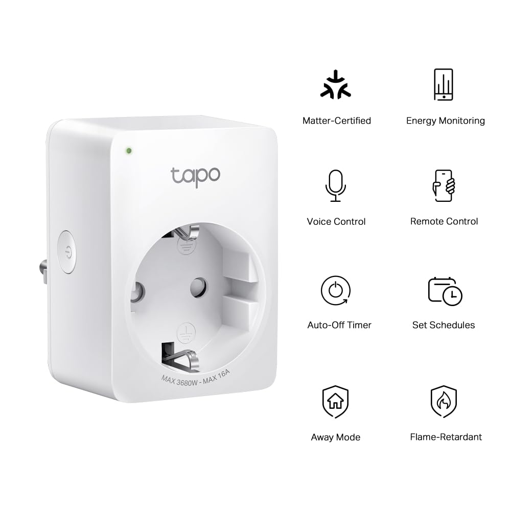 TP-Link Tapo P110M Smart Plug 2990 W Weiß