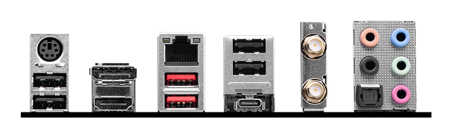 MSI B760 GAMING PLUS WIFI DDR4 Mainboard, Intel LGA 1700, ATX, DDR4 bis 128 GB, Wi‑Fi 6 (802.11ax), Bluetooth 5.3, 2.5GbE, M.2, HDMI 2.1