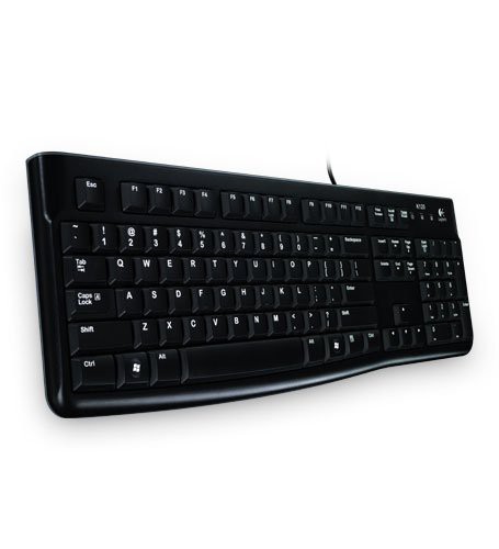 logitech K120 Tastatur schwarz FR-Layout
