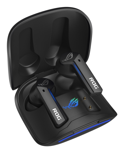 ASUS ROG Cetra True Wireless In-Ear Gaming-Kopfhörer, TWS, Bluetooth, ANC, Kabelloses Laden, IPX4, 27 Std. Akkulaufzeit, Schwarz