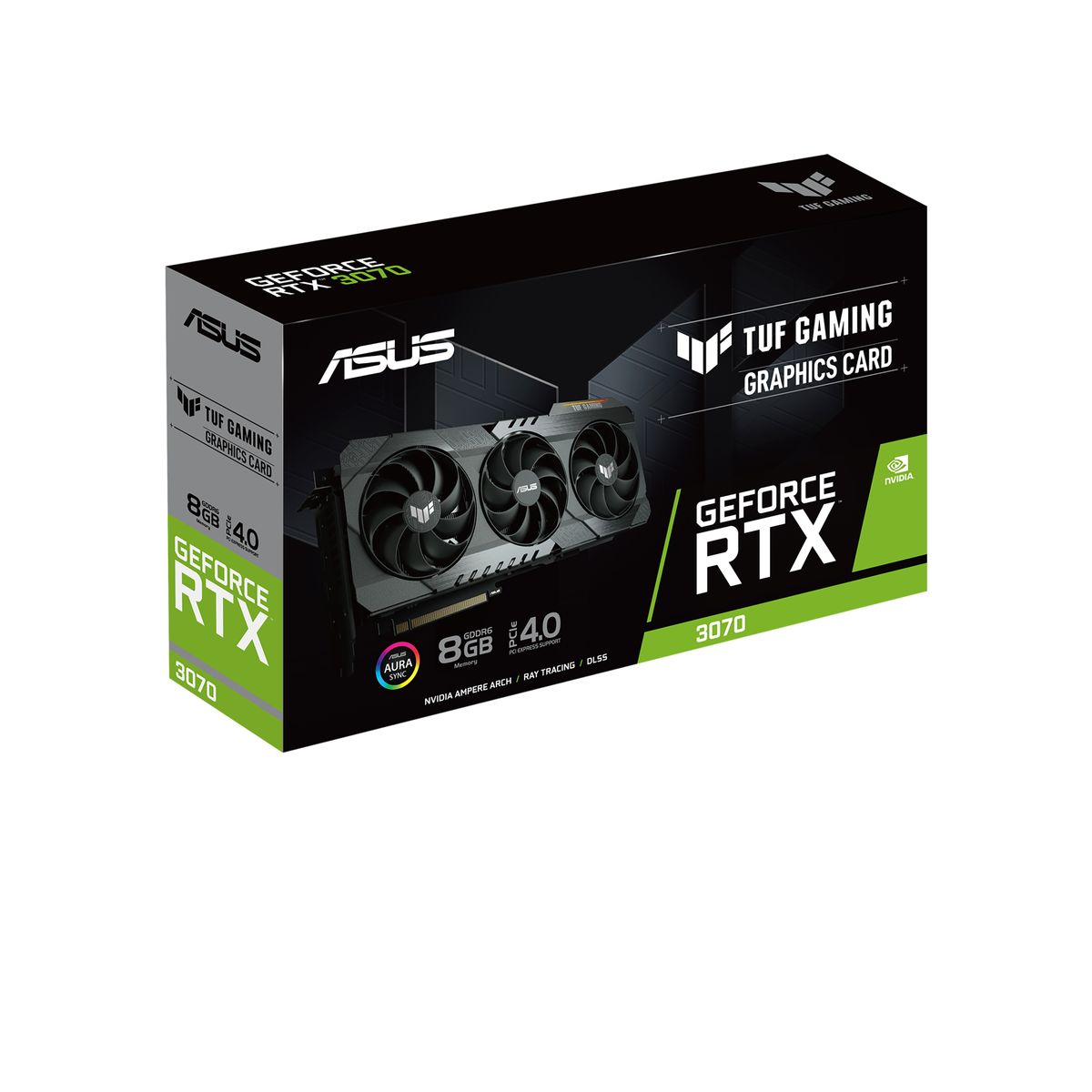 ASUS TUF-RTX3070-8G-GAMING TUF Gaming Grafikkarte NVIDIA GeForce RTX 3070 8 GB GDDR6, PCIe 4.0, HDMI 2.1, DisplayPort 1.4a, 3x Lüfter