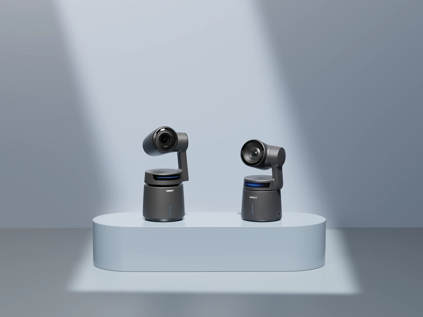 OBSBOT OSB-2108-CW Tail Air Webcam 4K Ultra HD 3856 x 2176, 30 fps, PTZ, Autofokus, Eingebautes Mikrofon, 3,5 mm, Schwarz, Akku 1500 mAh