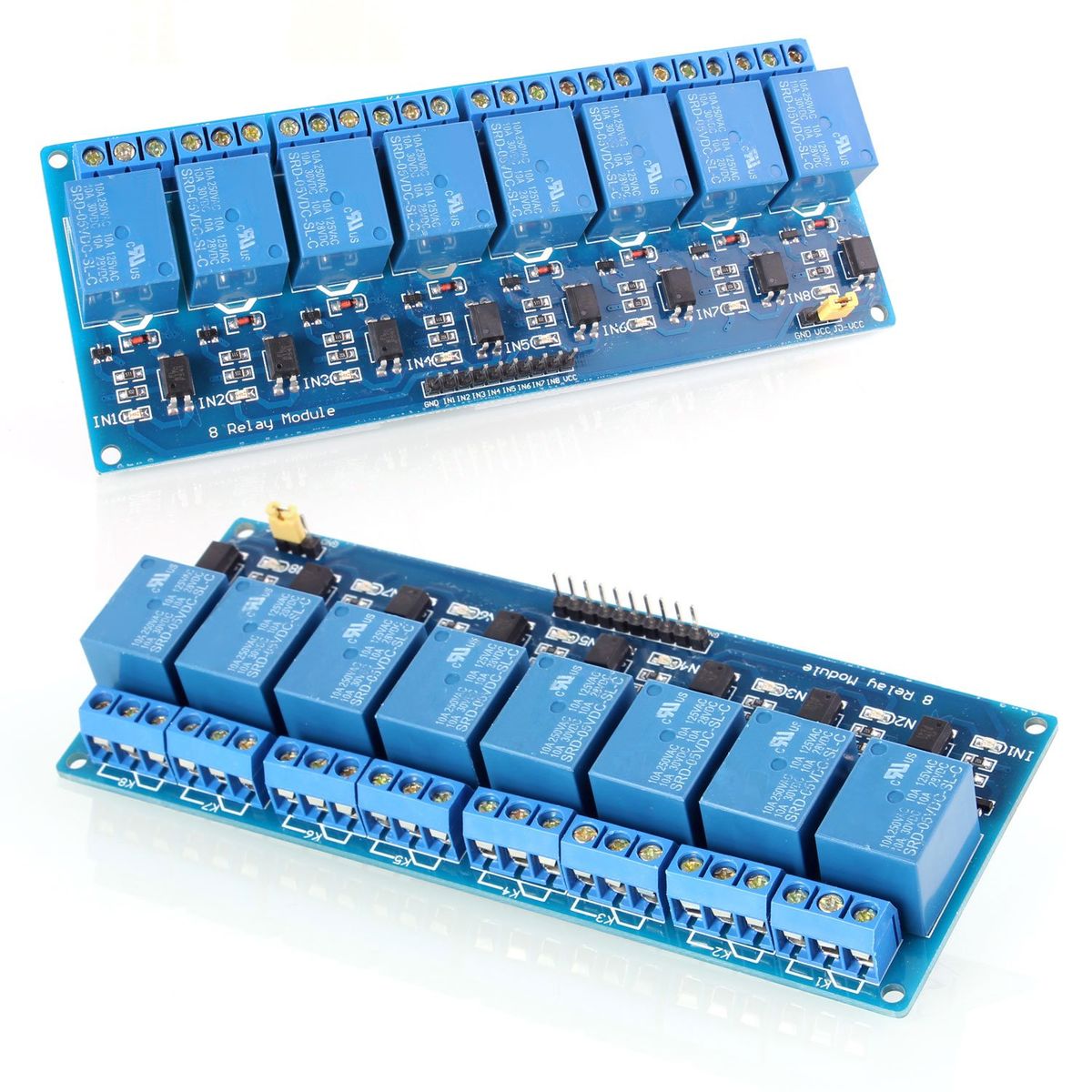 Neuftech 8-CH 5V 8-channel relay module board for Arduino PIC DSP AVR ARM relay module