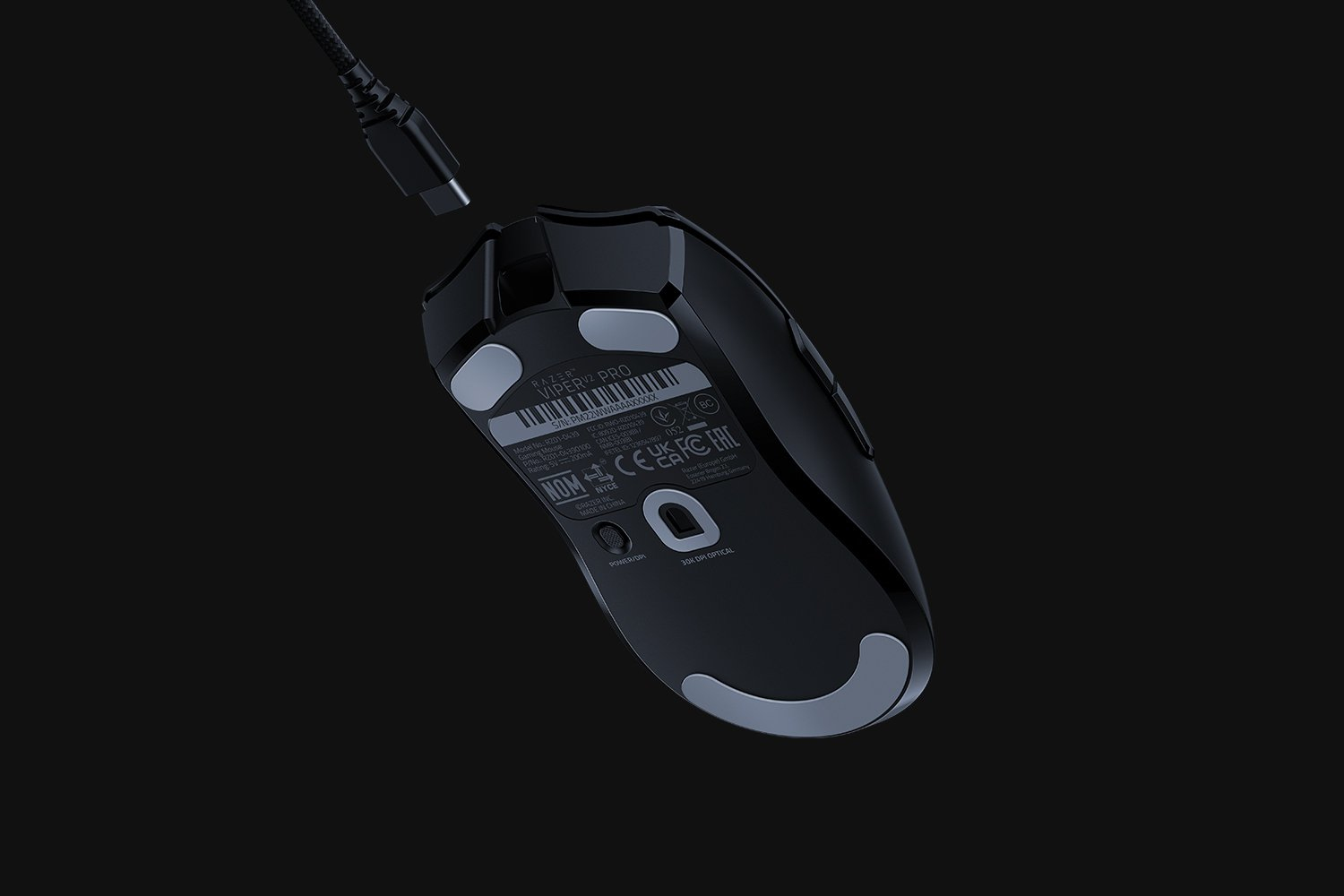 Razer Viper V2 Pro E-Sport Gaming Mouse Wireless RF + USB-C 30.000 DPI Black
