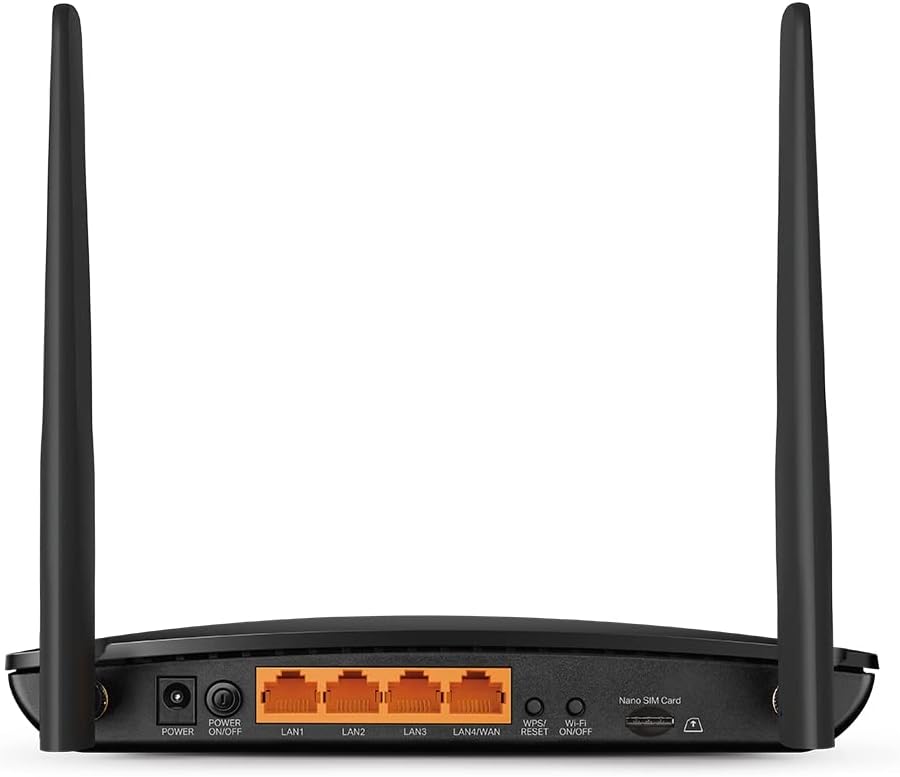TP-Link Archer MR550 LTE Router, 4G+ Router unterstützt SIM Karten, 4G+ Cat6 bis zu 300Mbps, WLAN Dual-Band AC1200, Gigabit-LAN/WAN-Anschlüsse, Plug and Play