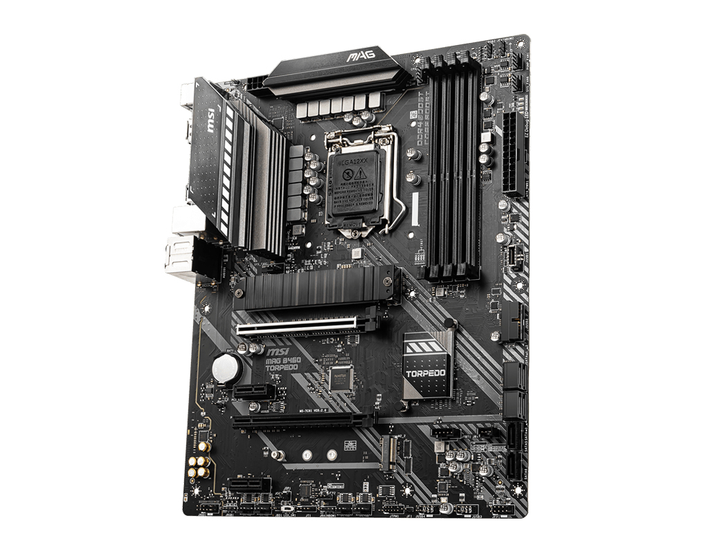 MSI MAG B460 TORPEDO Motherboard Intel B460 LGA 1200 ATX