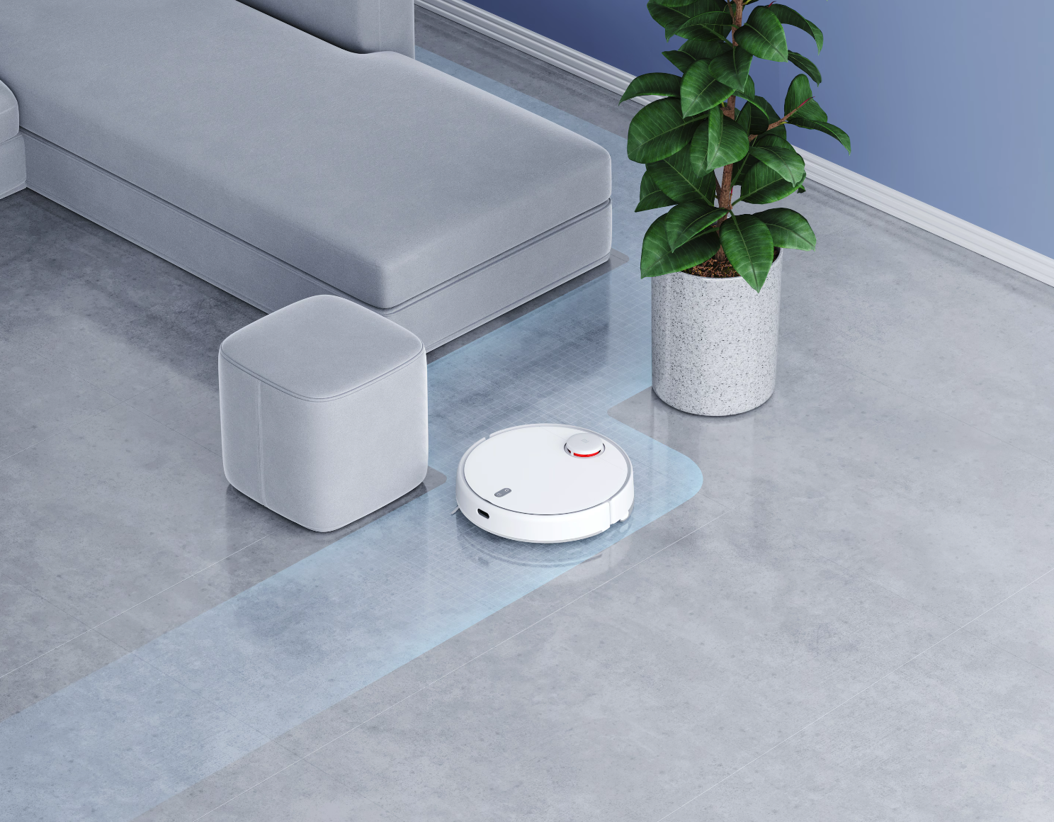 Xiaomi Mi Robot Vacuum - Mop 2 Pro Roboter-Staubsauger 0,45 l Beutellos Weiß