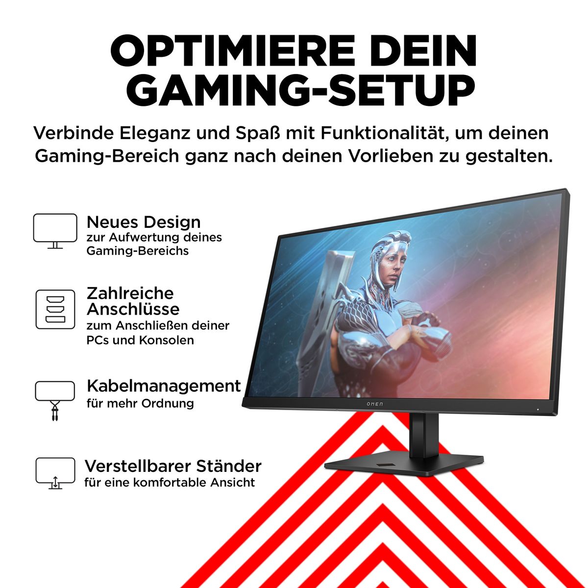 OMEN by HP 27 Zoll FHD 165 Hz Gaming-Monitor – OMEN 27