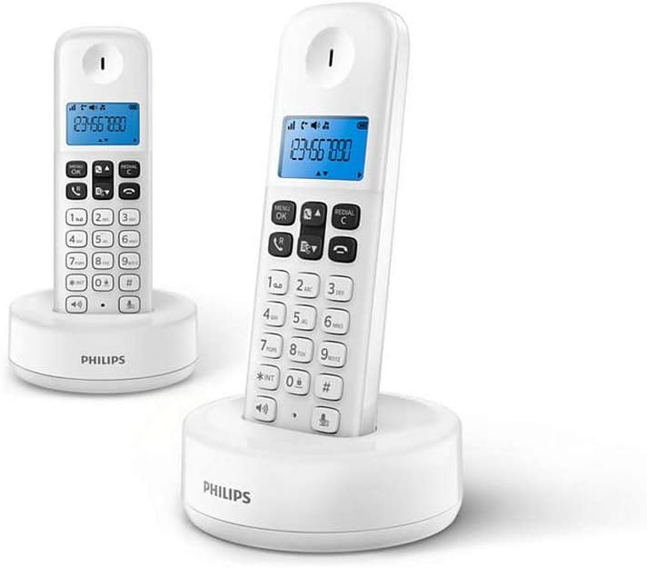 Philips D1612W/34 Telefon DECT-Telefon Anrufer-Identifikation Weiß