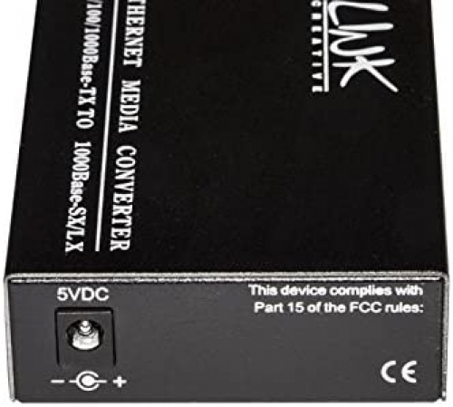 Link lkmcsmw Paar Media Converter 10/100/1000 Singlemode WDM 1 Faser bidirektionale 1310/1550nm
