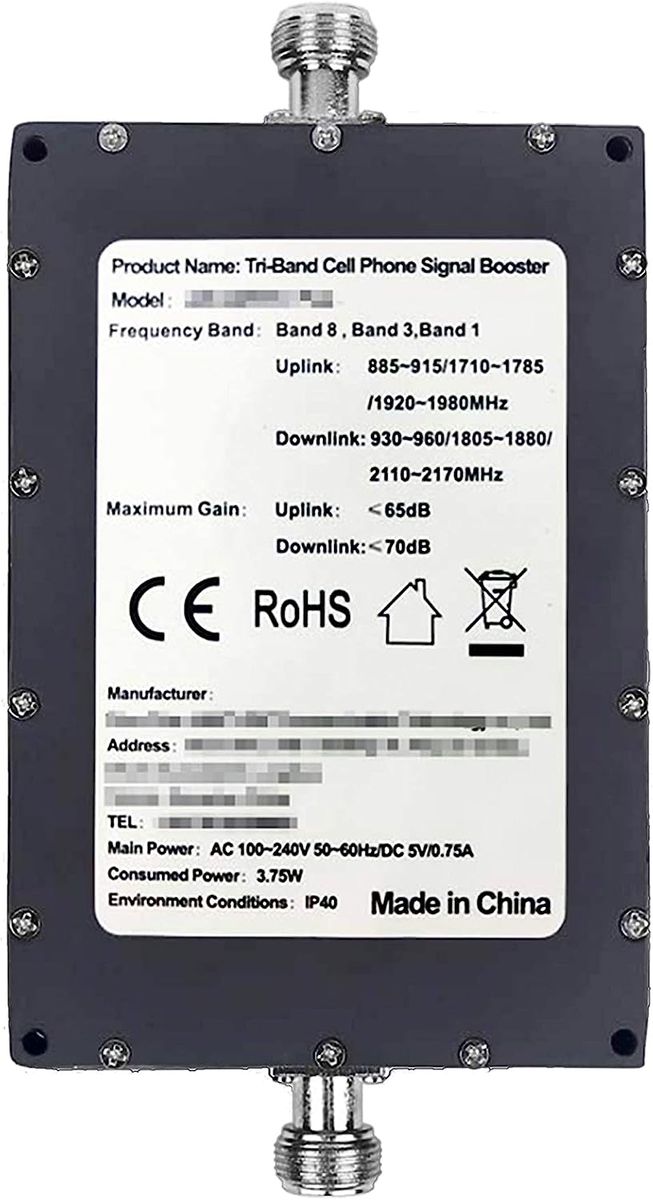 ANYCALL Handy Signalverstärker GSM 4g 3g LTE Repeater Band 8/3/1 900-1800-2100MHz Mobilfunk Verstärker für Zuhause Büro Signalverstärker Handy Sprachanrufe Daten für Alle Netzbetreiber Band 1/3/8-Zuhause Büro