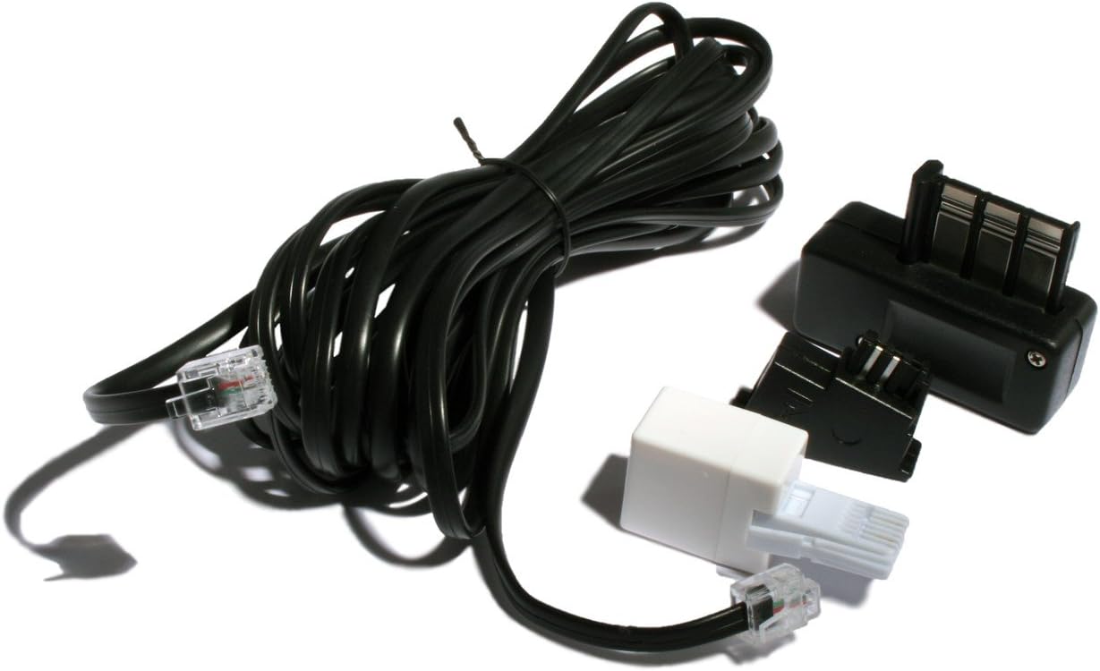 Opis Retro Telefon Wählscheibe/Festnetztelefon Retro/Telefon mit Schnur/Telefon mit Wählscheibe/Telefon Retro/Telefon Kabelgebunden - Das Traumtelefon Opis 60s Cable in schwarz 60s cableAlle Logos mit inbegriffen schwarz