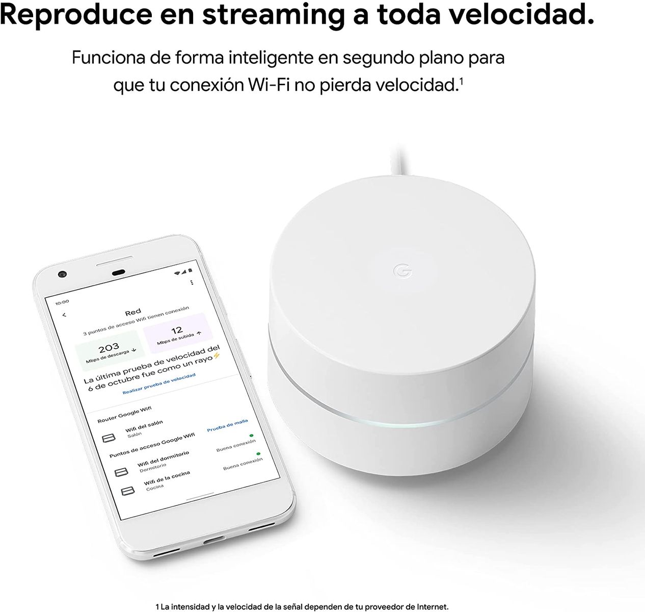 Google Wi-Fi Dual-Band 2.4 GHz/5 GHz Wi-Fi 5 802.11ac