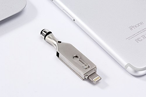 OTG 3 in 1 USB Flash Drive 32 GB 64 GB 128 GB 256 GB Pen Drives USB 2.0 Memory Stick i-Flash Pendrives für iPhone 7/7Plus/5/5S/5C/6/6S Plus/iPad 256 GB