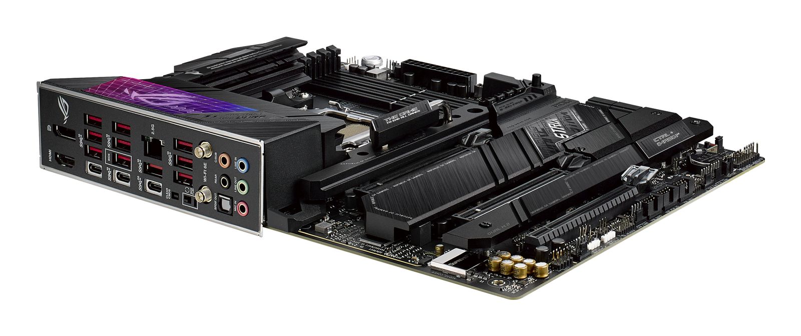 ASUS ROG Strix X670E-E Gaming WiFi Mainboard AM5 ATX, DDR5, PCIe 5.0, 4x M.2, 2.5Gb LAN, Wi‑Fi 6E, Bluetooth 5.2, USB 3.2 Gen2x2, Aura Sync