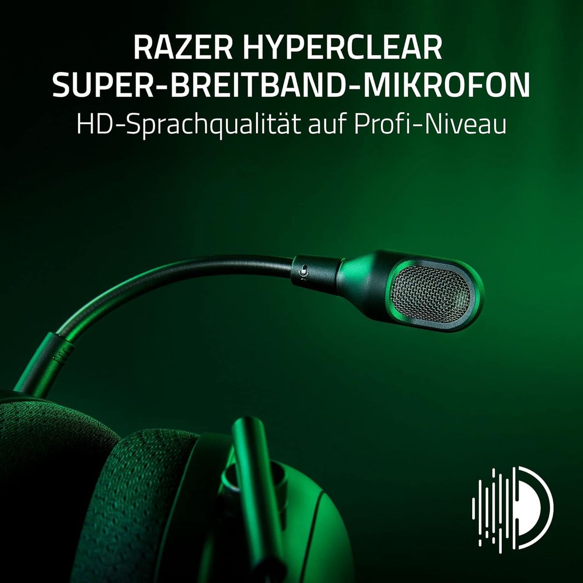 Razer Blackshark V2 Pro (Xbox) - Kabelloses Konsolen E-Sport Headset für Xbox S|X & One (Triforce 50mm Treiber, HyperSpeed Wireless 2,4 GHz, abnehmbares HyperClear Mikrofon) Schwarz
