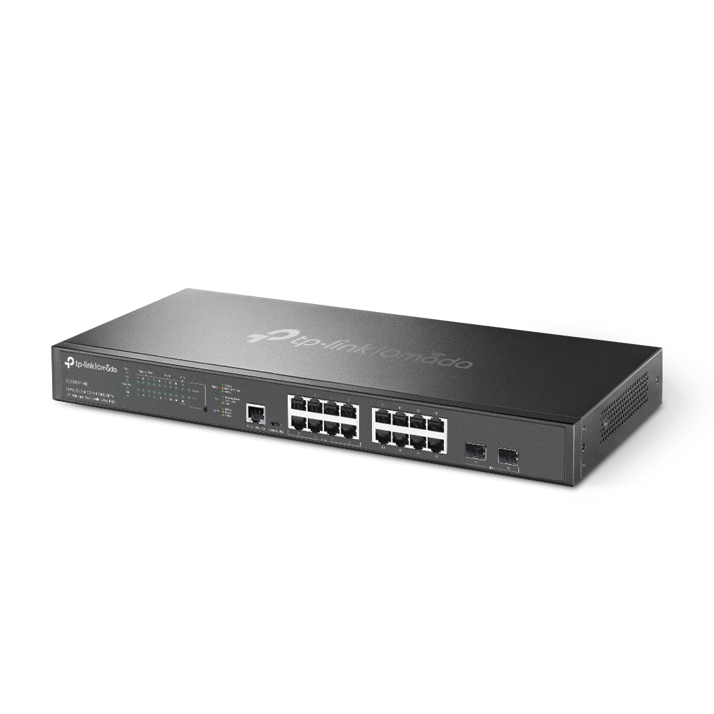 TP-Link Omada SG3218XP-M2 Netzwerk-Switch Managed L2+ 2.5G Ethernet (100/1000/2500) Power over Ethernet (PoE) 1U Schwarz