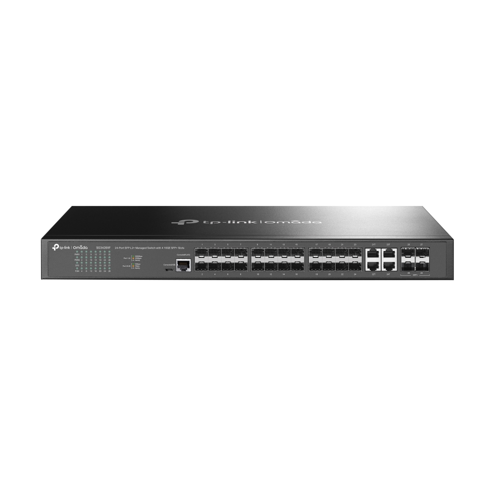TP-Link Omada TL-SG3428XF Managed L2+ 1U Schwarz V1