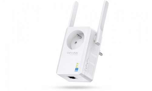 TP-Link WiFi-Repeater, Signalverstärker (universelle Kompatibilität, einfache Installation) Wi-Fi N300, weiss, französische Version WLAN, N300 einzeln