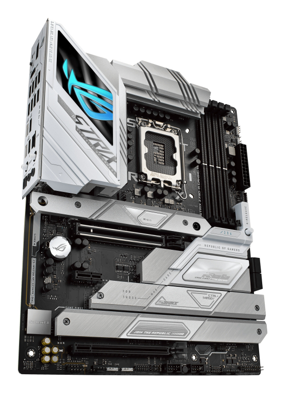 ASUS ROG Strix Z790‑A Gaming WiFi II Mainboard, Intel Z790, LGA 1700, ATX, DDR5, Wi‑Fi 7, Bluetooth 5.3, 2.5G LAN, 4x M.2, USB-C PD30