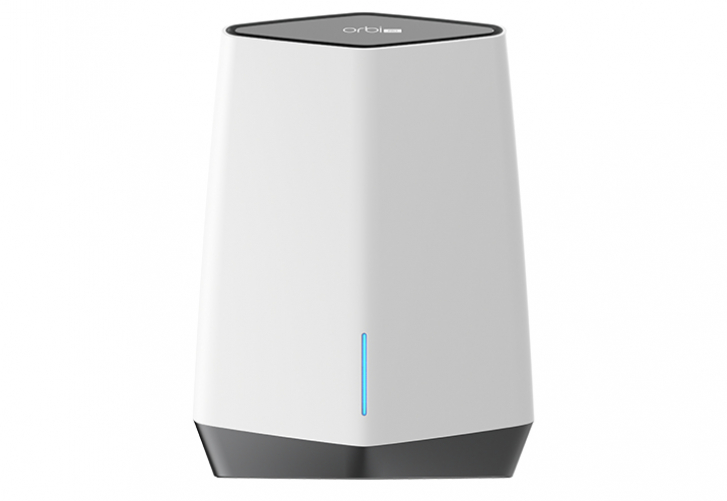 NETGEAR Orbi Pro WiFi 6 Tri-band Mesh System Router (SXR80) Tri-Band (2,4 GHz / 5 GHz / 5 GHz) Wi-Fi 6 (802.11ax) Grau, Weiß 4 Intern