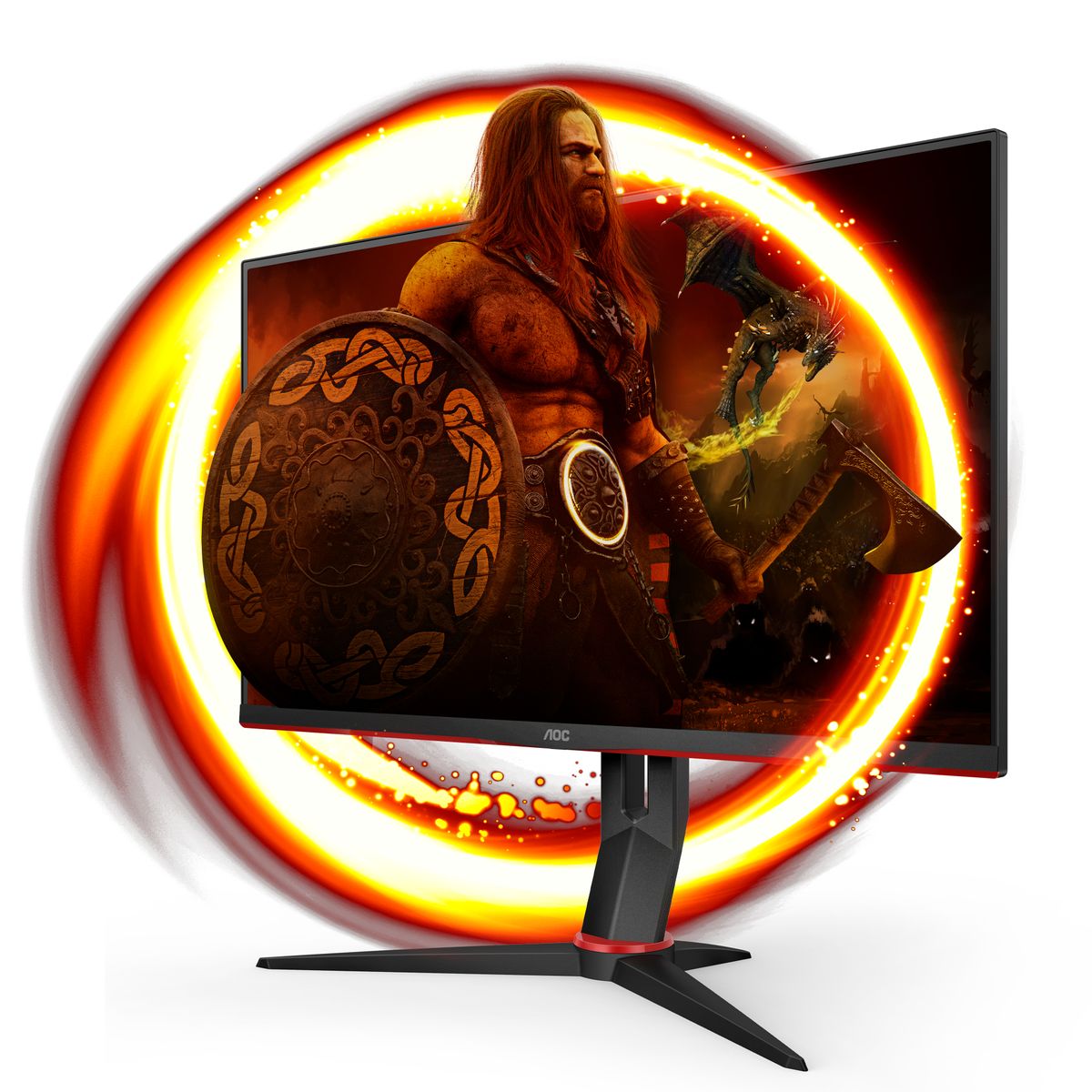 AOC Q27G2U 27" Gaming Monitor VA 1ms 144 Hz QHD 2560x1440 HDMI DisplayPort FreeSync Premium