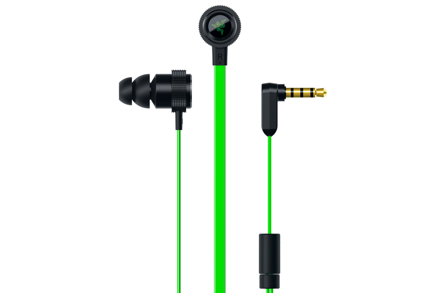 Razer Hammerhead V2 Wired 3.5mm In-Ear Stereo Mobile Köpfhörer schwarz/grün