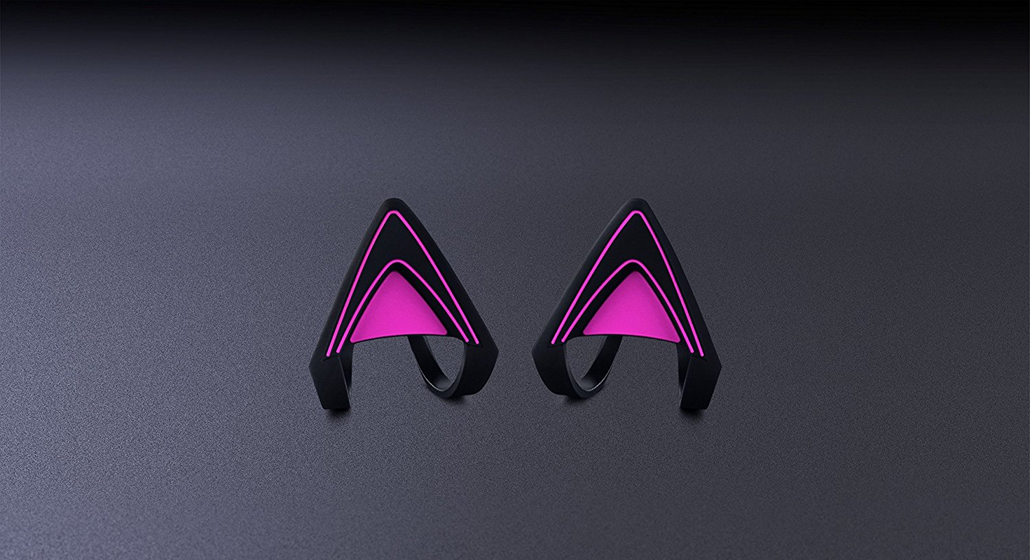 Razer Kitty Ears für die Kraken-Headsets Robust und Wasserfest in Neon-Lila