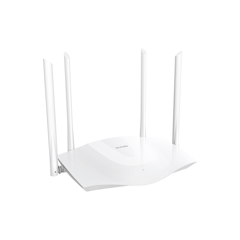 Tenda RX3 Wi-Fi 6 WLAN Router, 1202 Mbit/s 5 GHz, 574 Mbit/s 2,4 GHz, AX1800 Dual Band, Quad-Core, 1 Gigabit WAN Port, 3 Gigabit LAN Ports, Access Point Modus, APP Steuerung [Exklusiv bei Amazon]