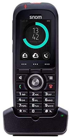 Snom M70 IP DECT 0004423 Robust Handset VoIP SIP Bluetooth Alarm Key Vibration